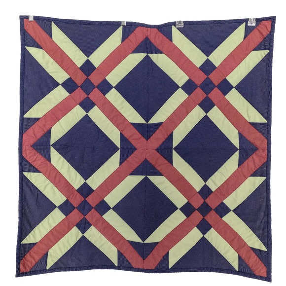 Small Quilt Baby Quilt Wall Hanging 39.5 x 39.5 - Picture 1 of 3